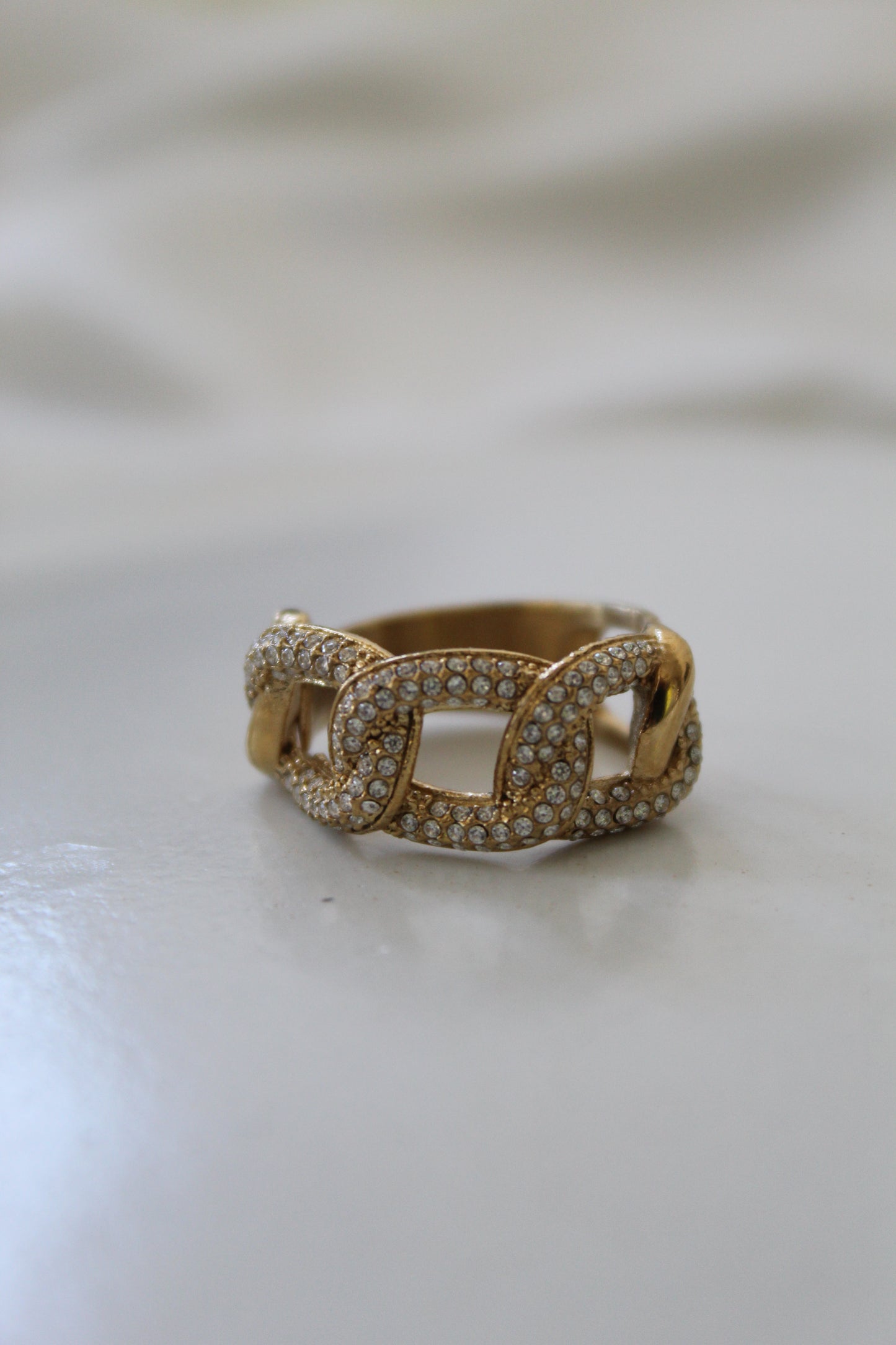 Bague strass
