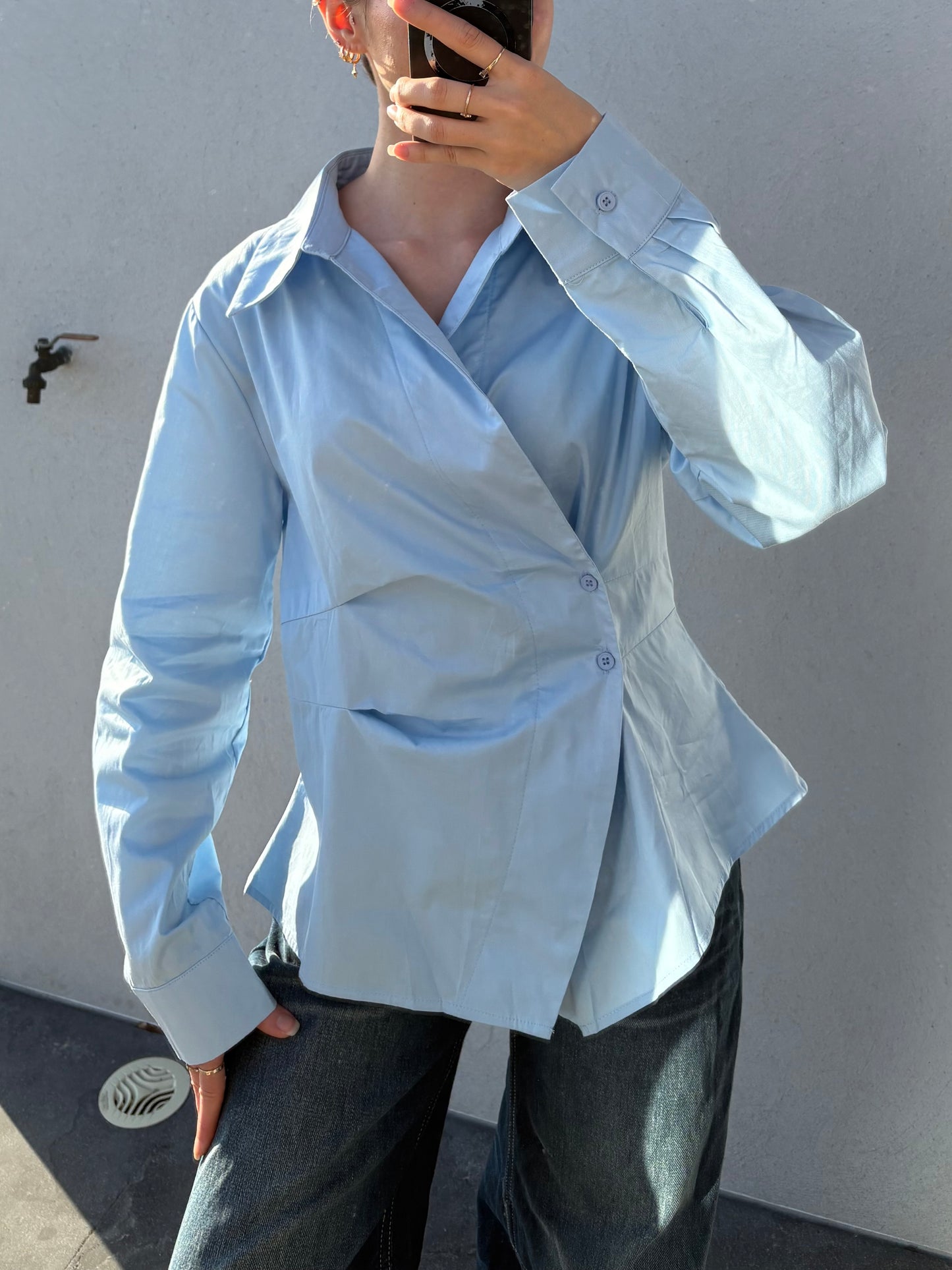 Chemise asymétrique