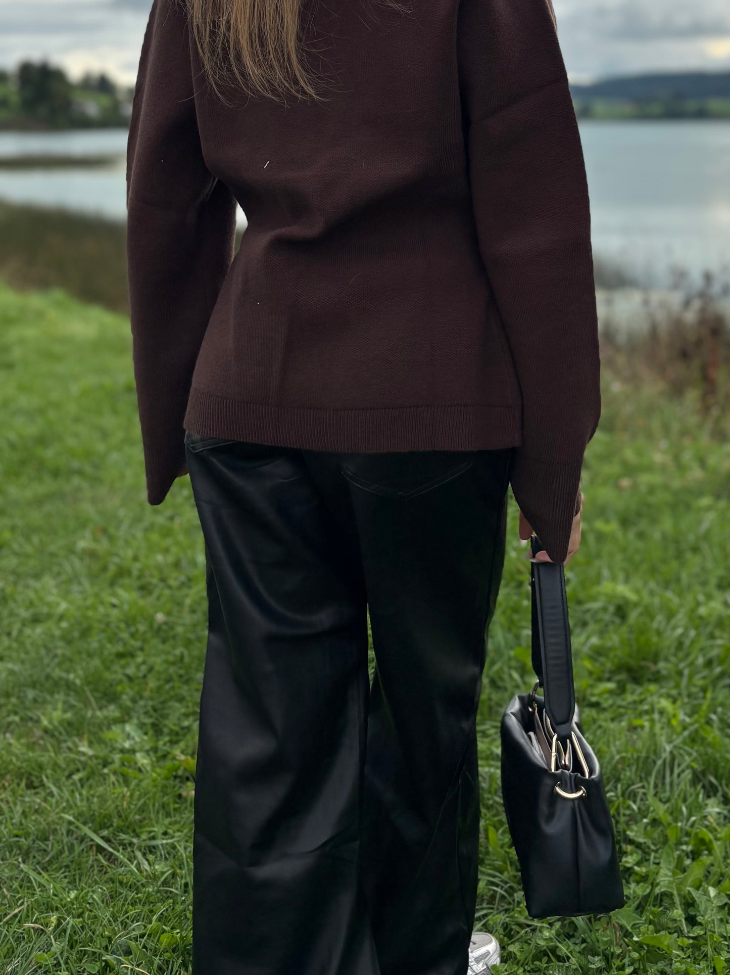 Cardigan cintré chocolat