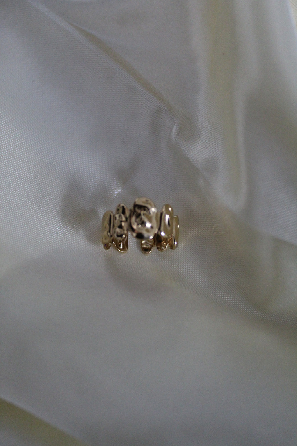 Bague martelée