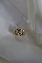 Bague martelée