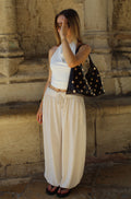 Pantalon ballon vichy - Beige