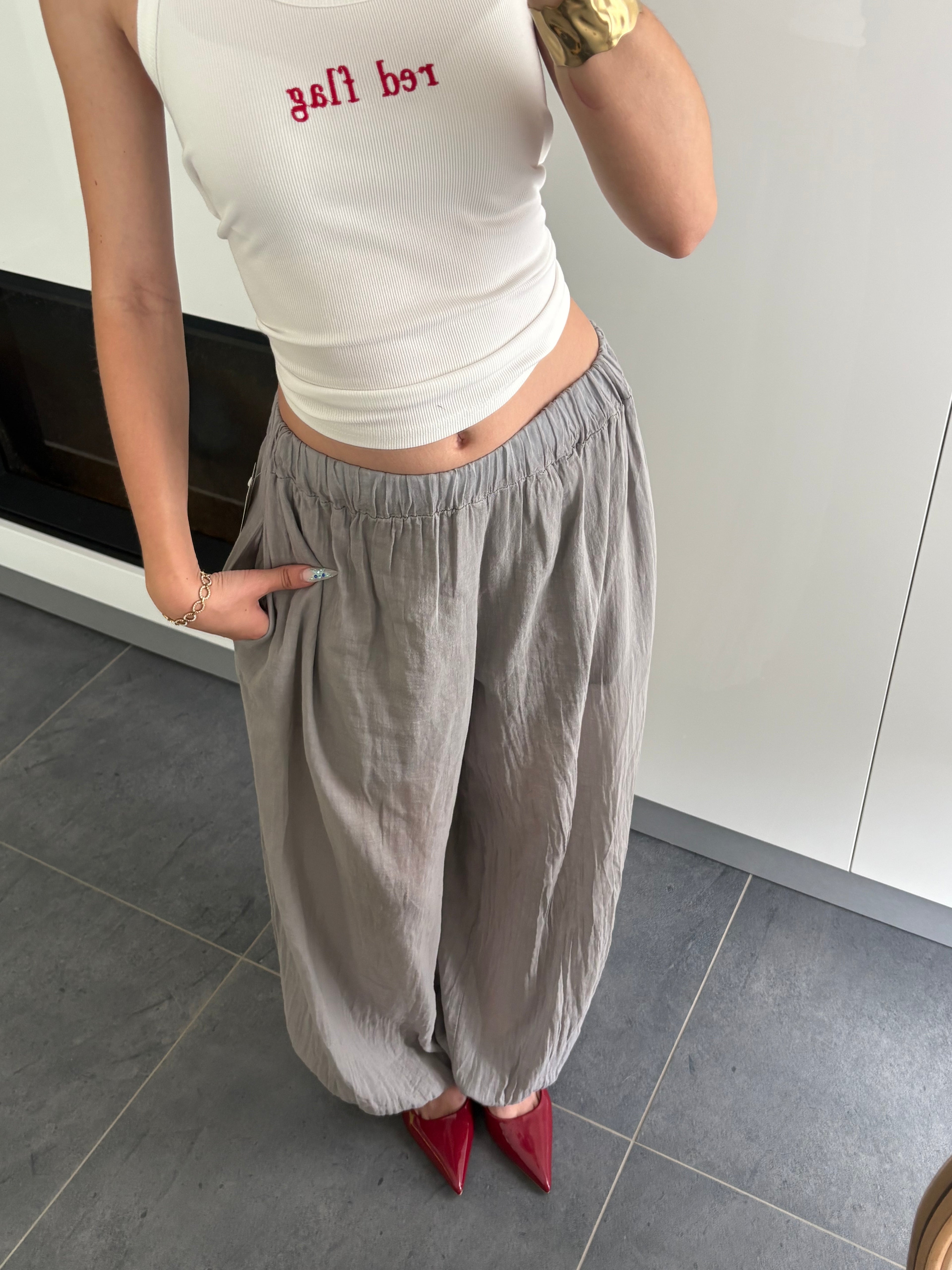 Pantalon ballon - Taupe (précommande)