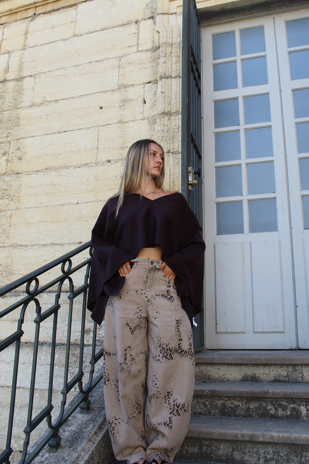 Pantalon léopard