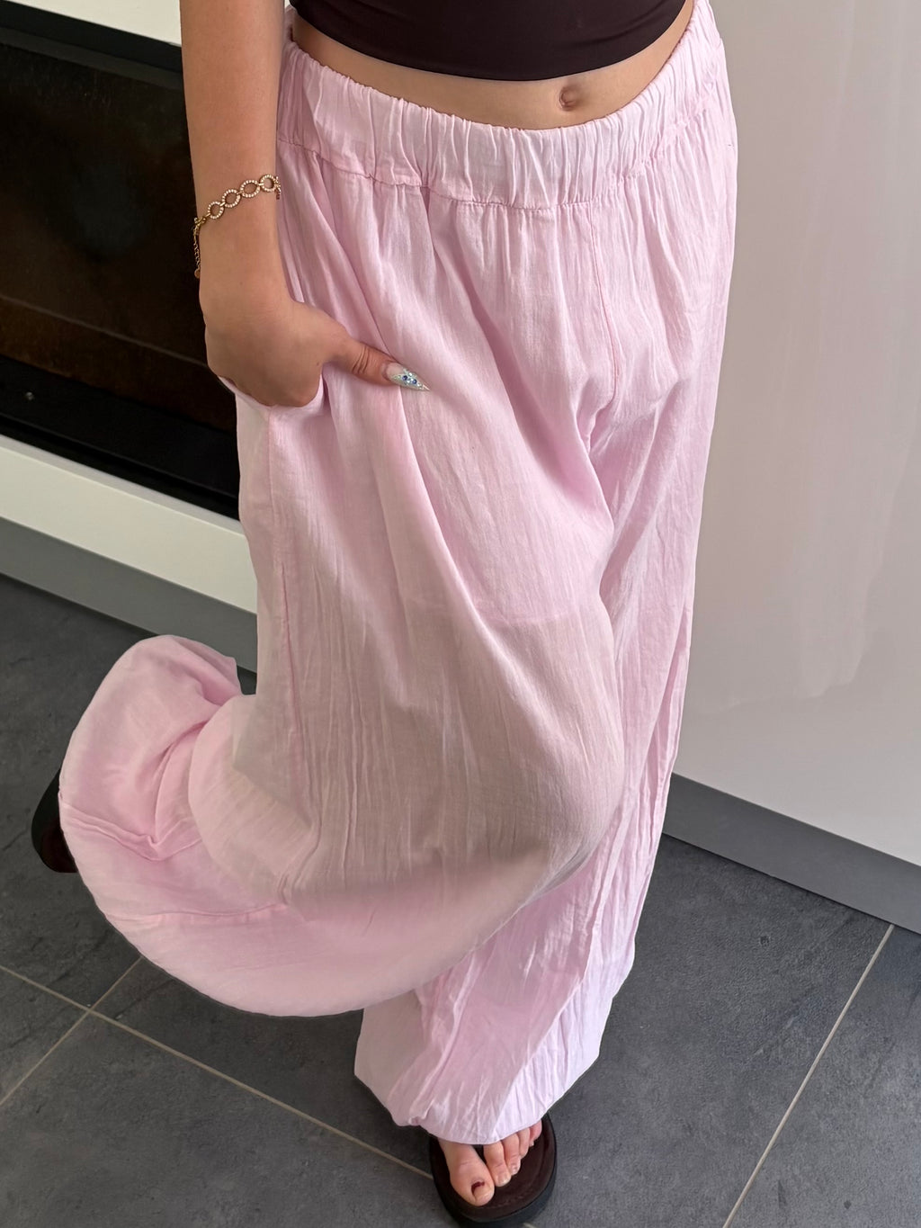 Pantalon ballon - Rose