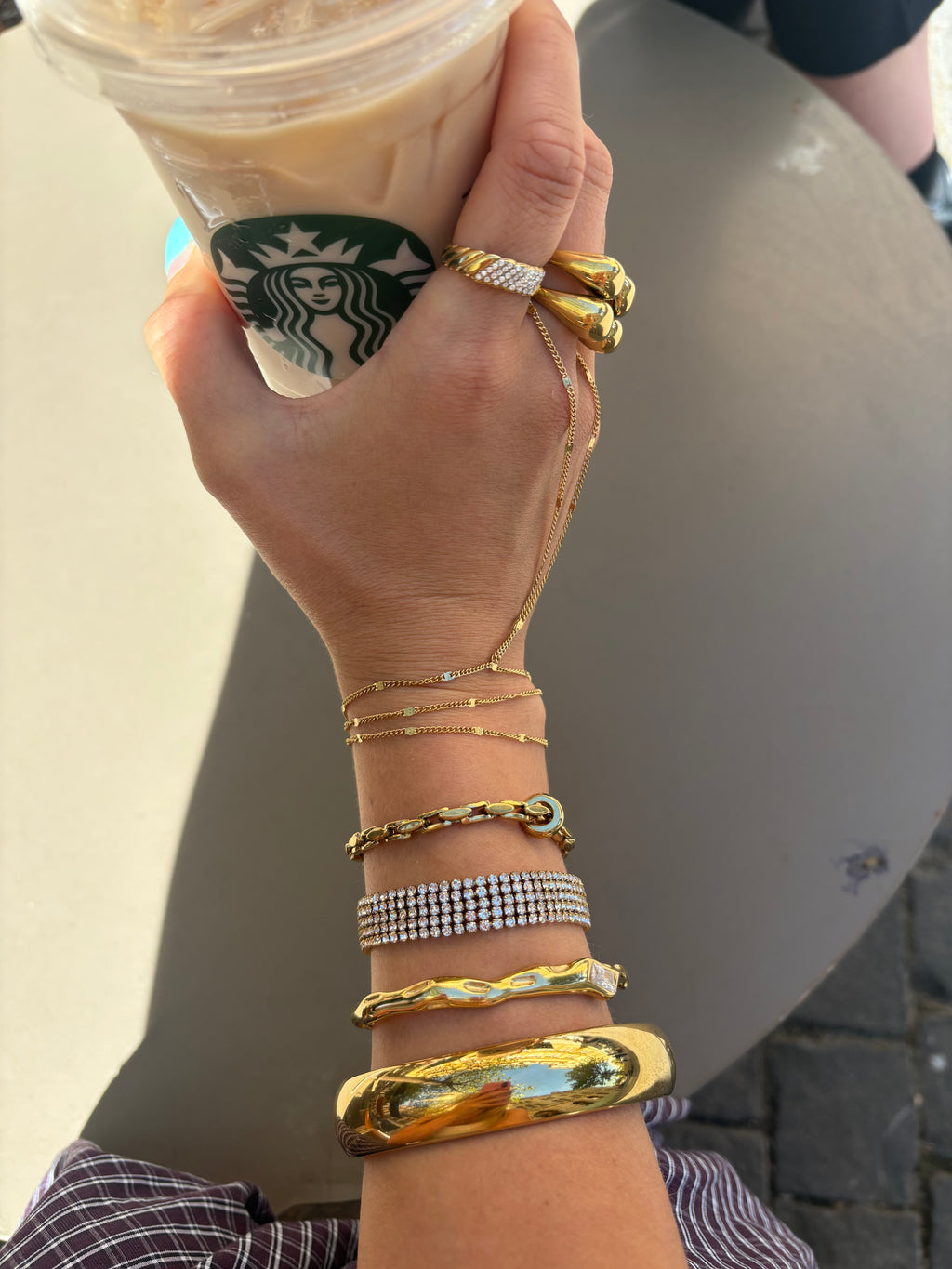 Bracelet jonc Vana