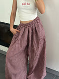 Pantalon carreaux - Bordeaux (précommande)