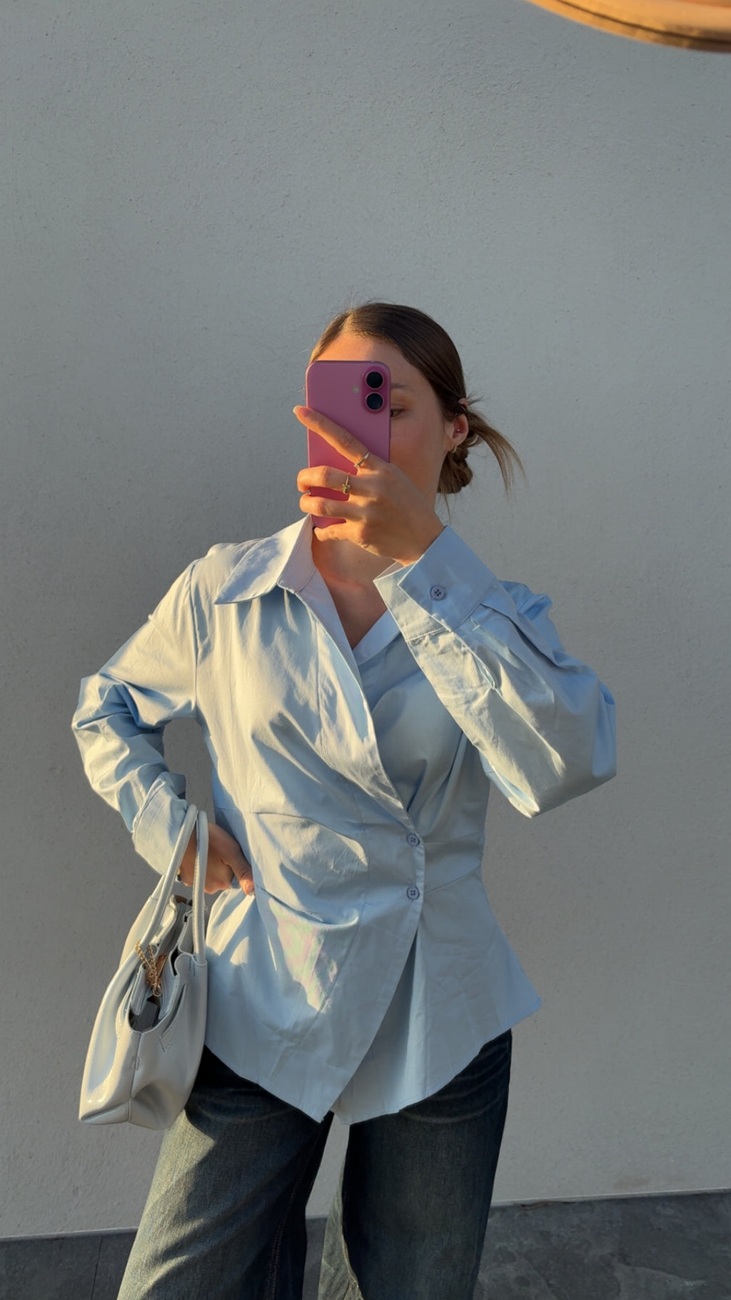 Chemise asymétrique