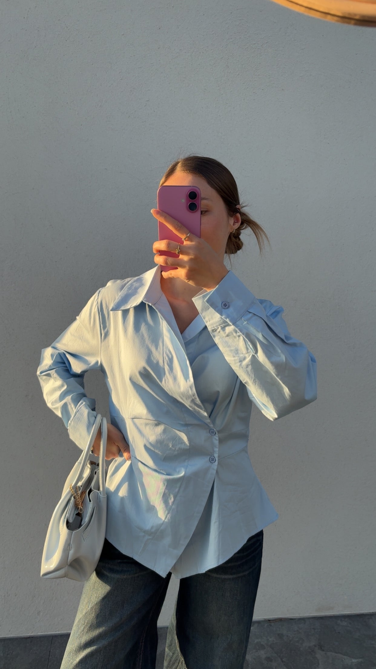 Chemise asymétrique