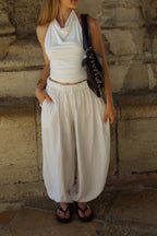 Pantalon ballon - Blanc