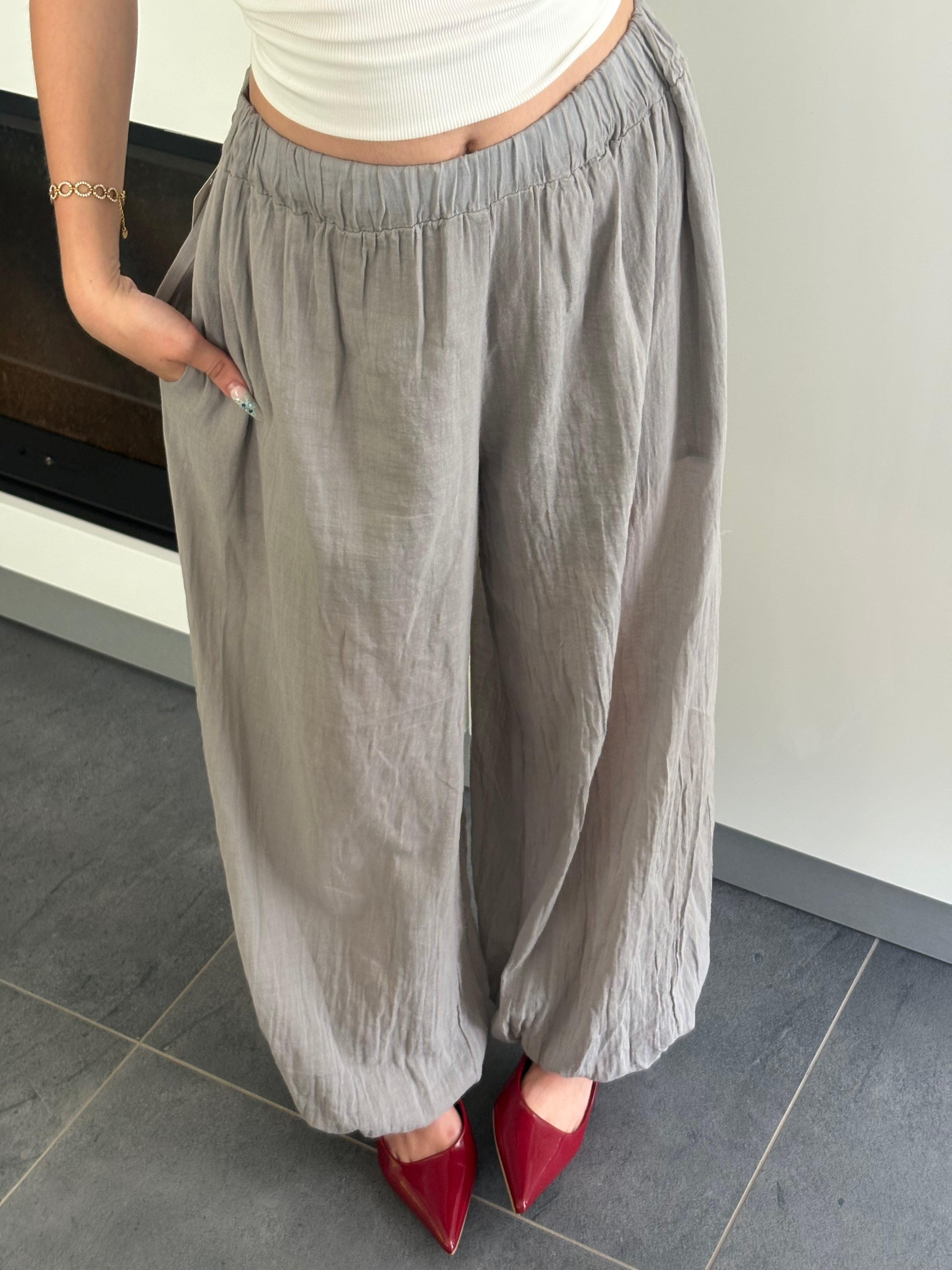 Pantalon ballon - Taupe (précommande)