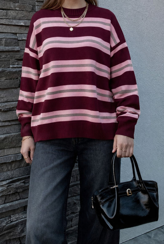 Pull rayé