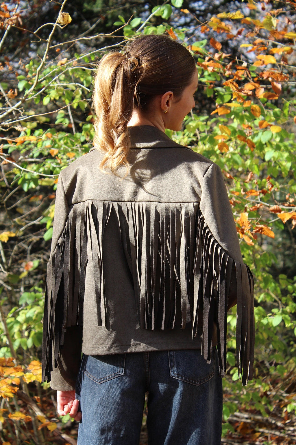 Veste à franges