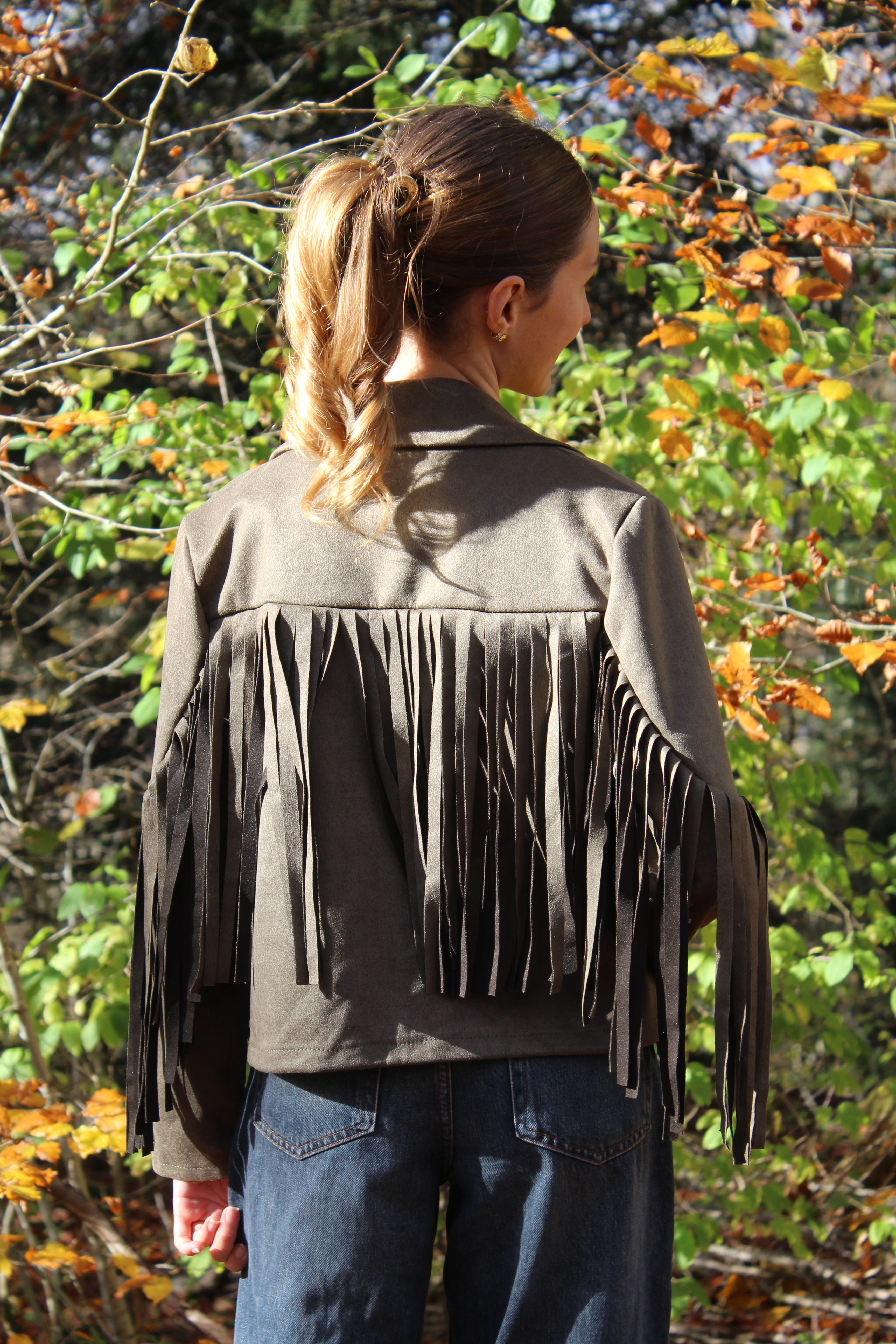 Veste à franges