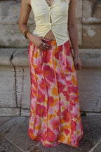 Jupe fleurs