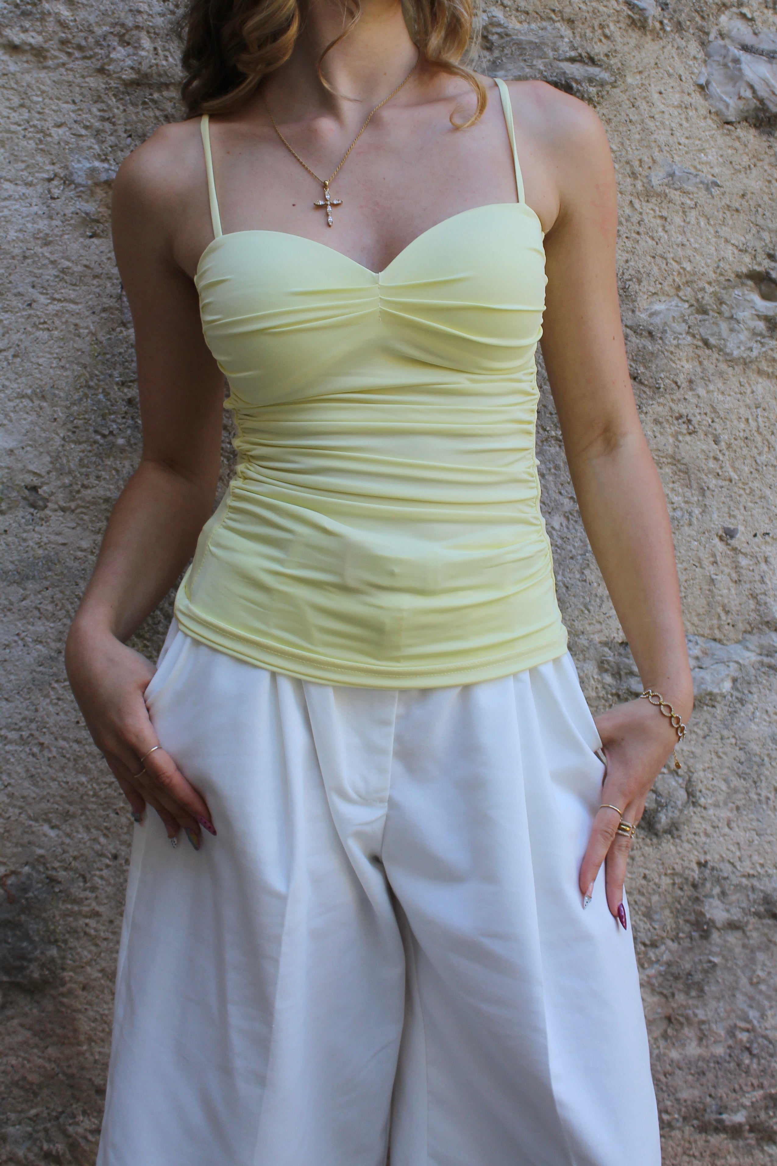 Top Romy - Jaune