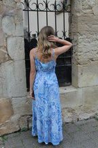 Robe bleu bandana