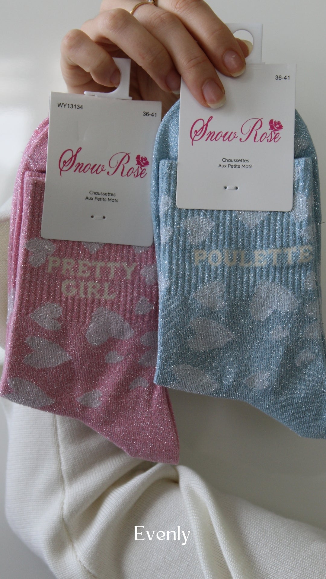 Chaussettes à paillettes