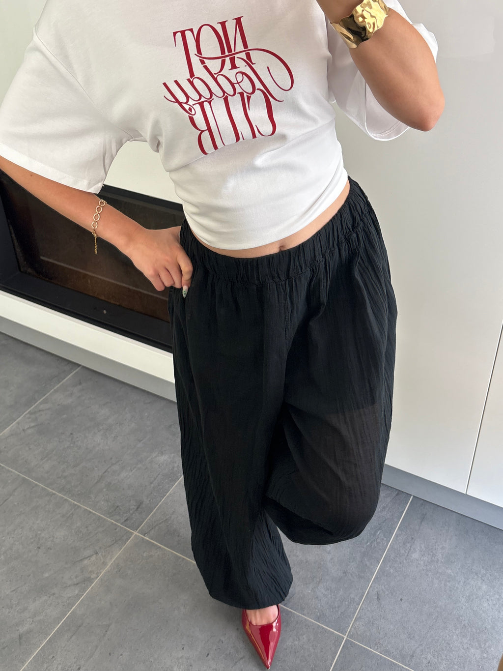 Pantalon ballon - Noir