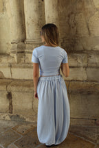 Top basique - Bleu