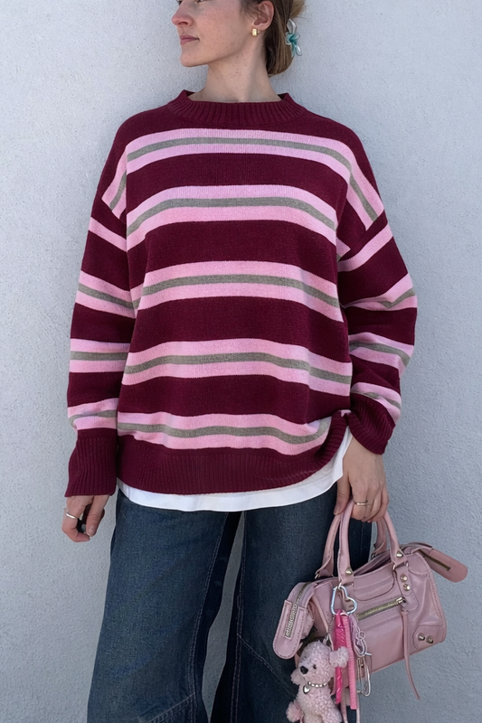 Pull rayé