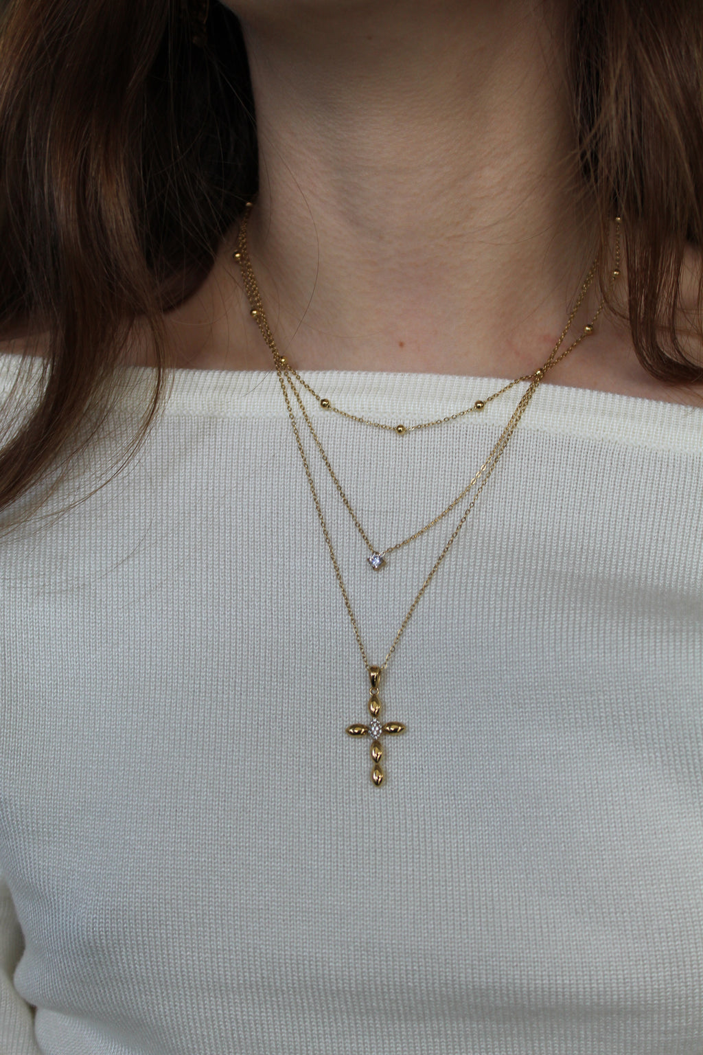 Collier croix