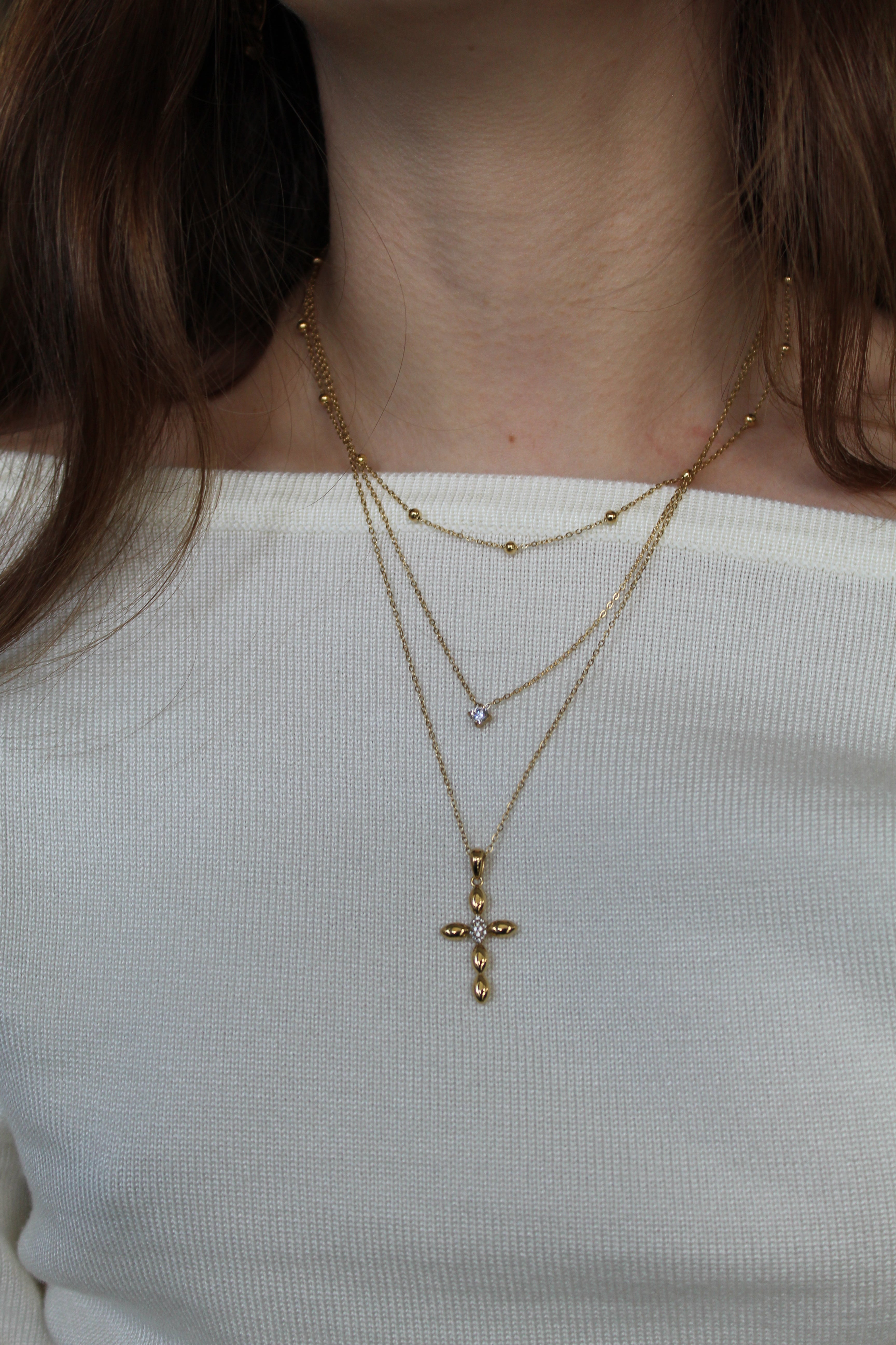 Collier croix