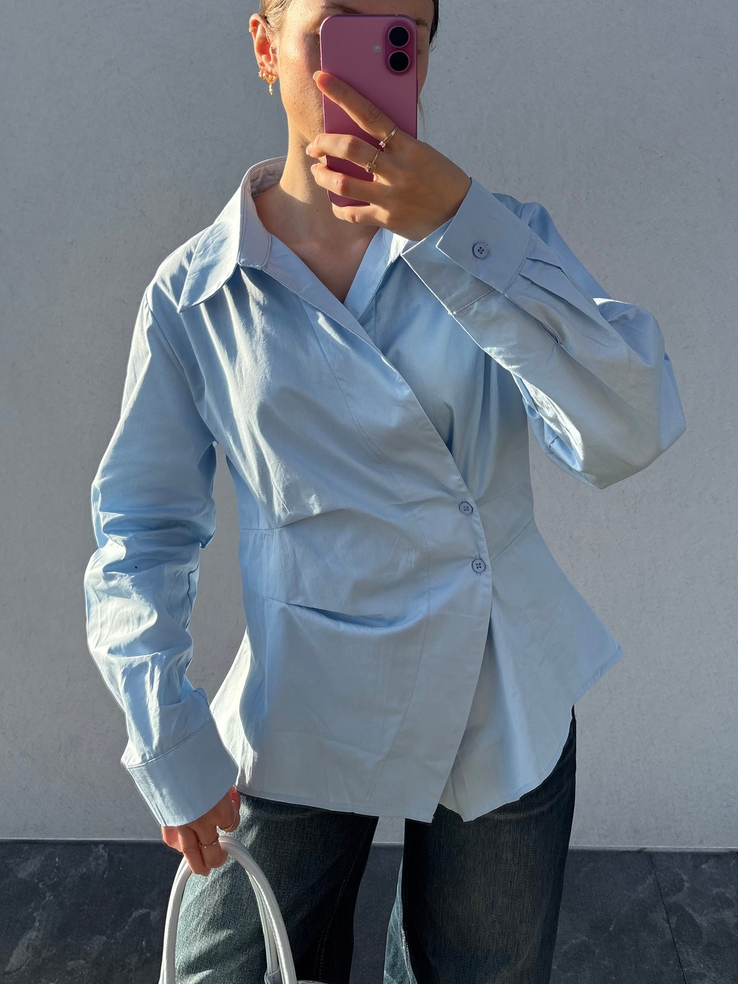 Chemise asymétrique