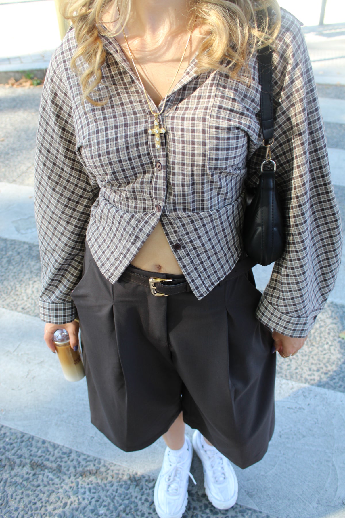 Chemise à carreaux