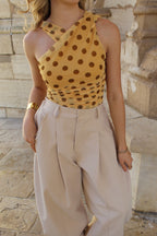 Body pois jaune
