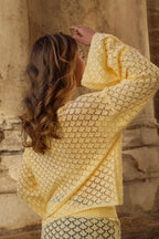 Ensemble crochet jaune