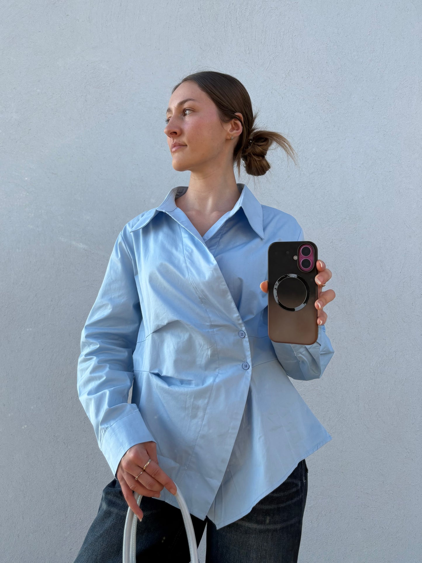 Chemise asymétrique