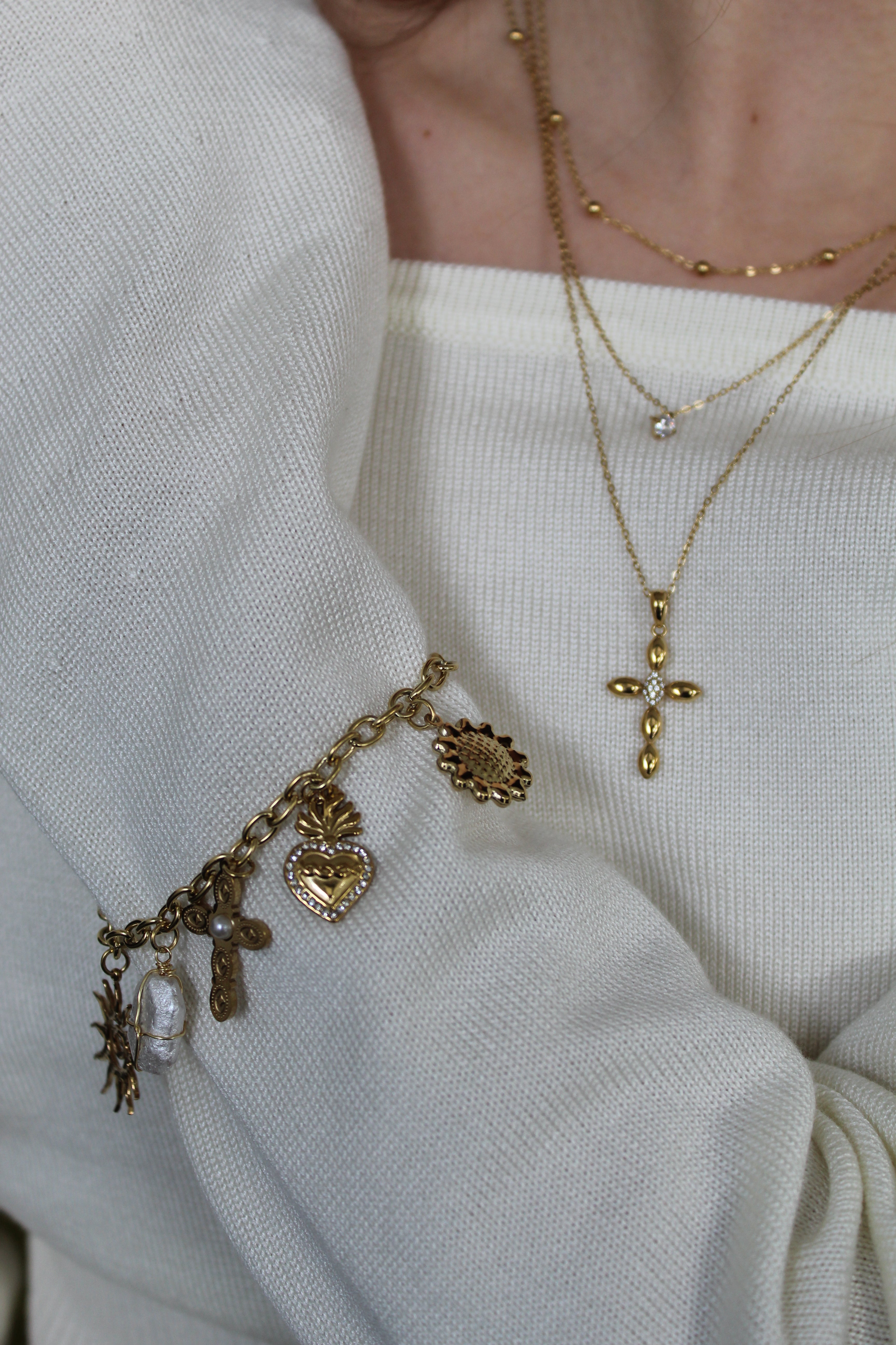 Collier croix