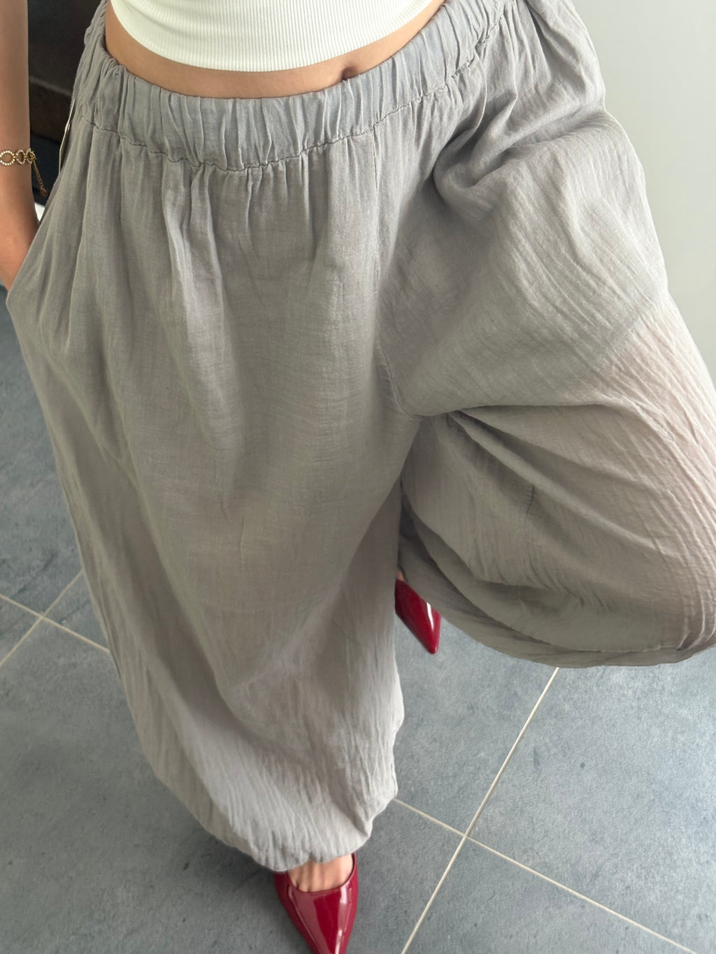 Pantalon ballon - Taupe (précommande)