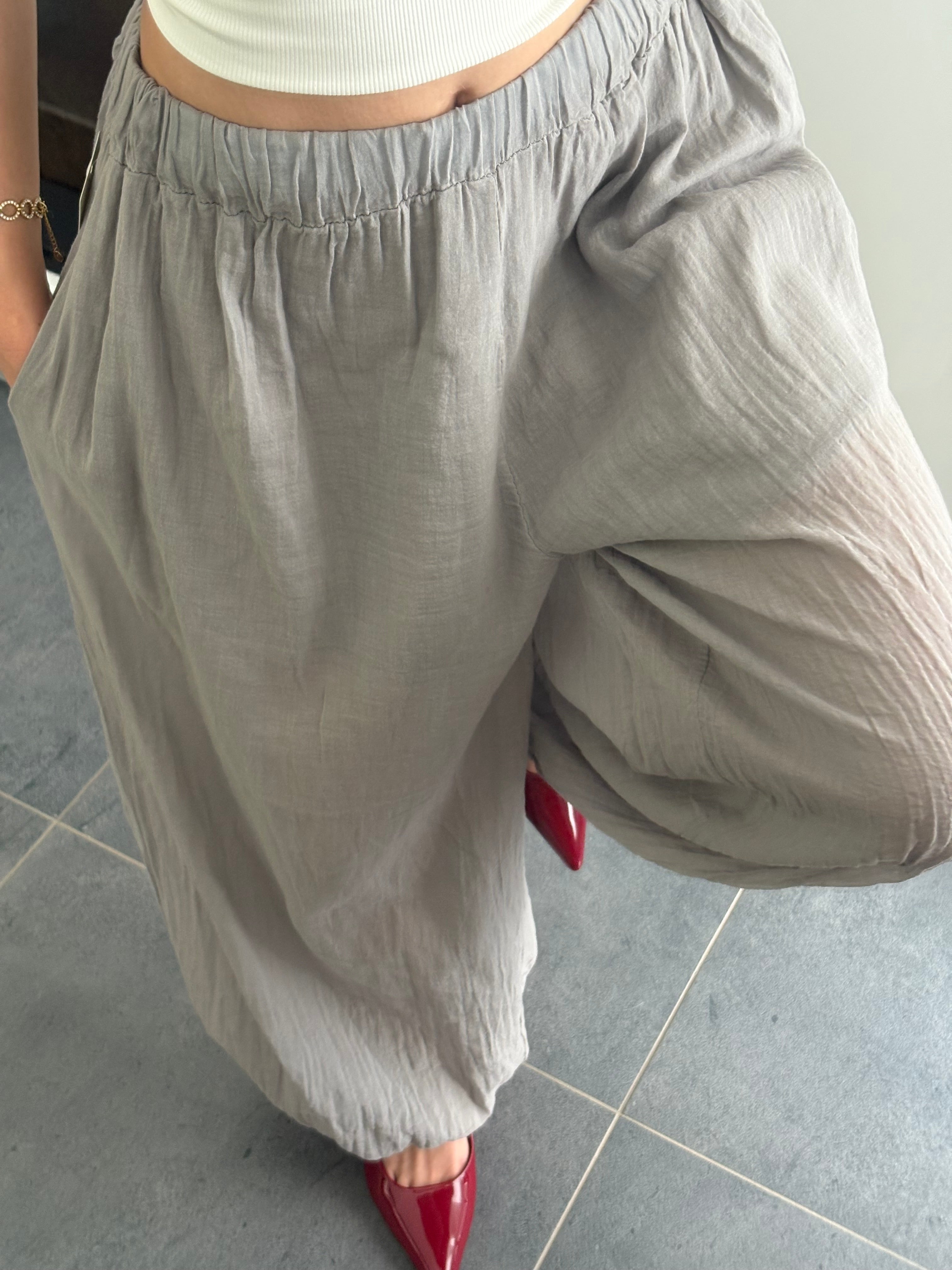 Pantalon ballon - Taupe (précommande)