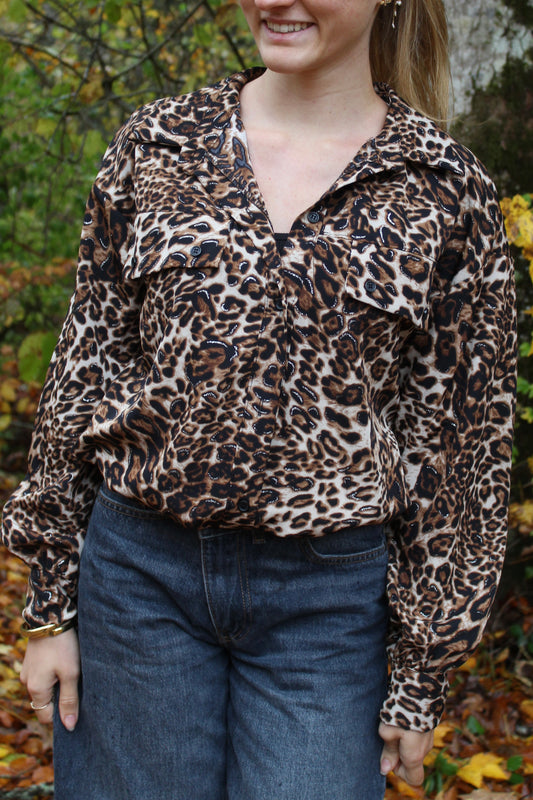 Chemiser léopard