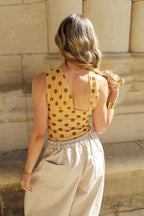 Body pois jaune