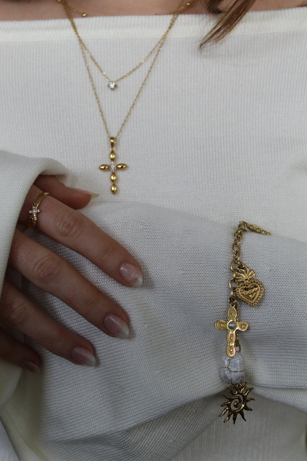 Collier croix