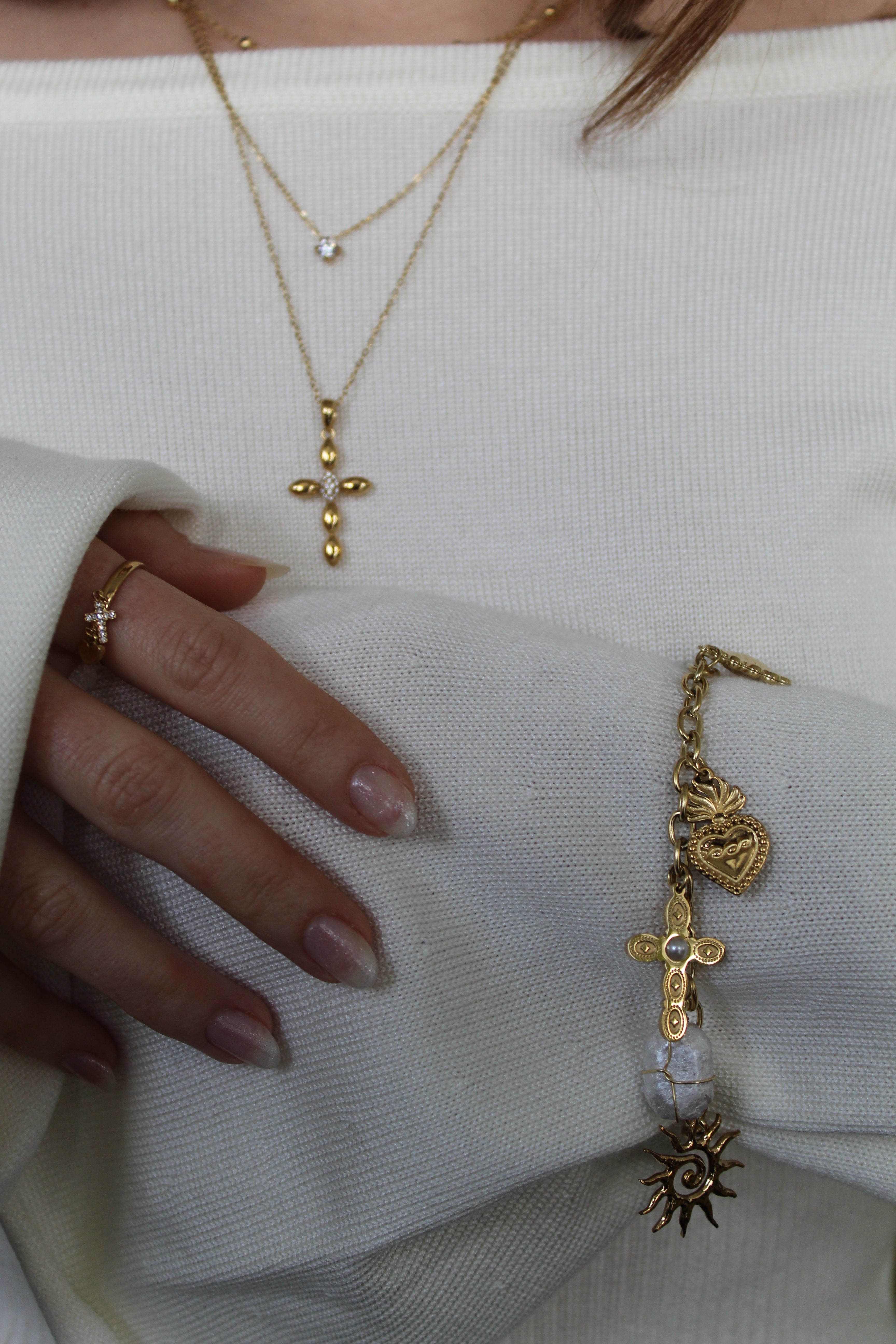 Collier croix