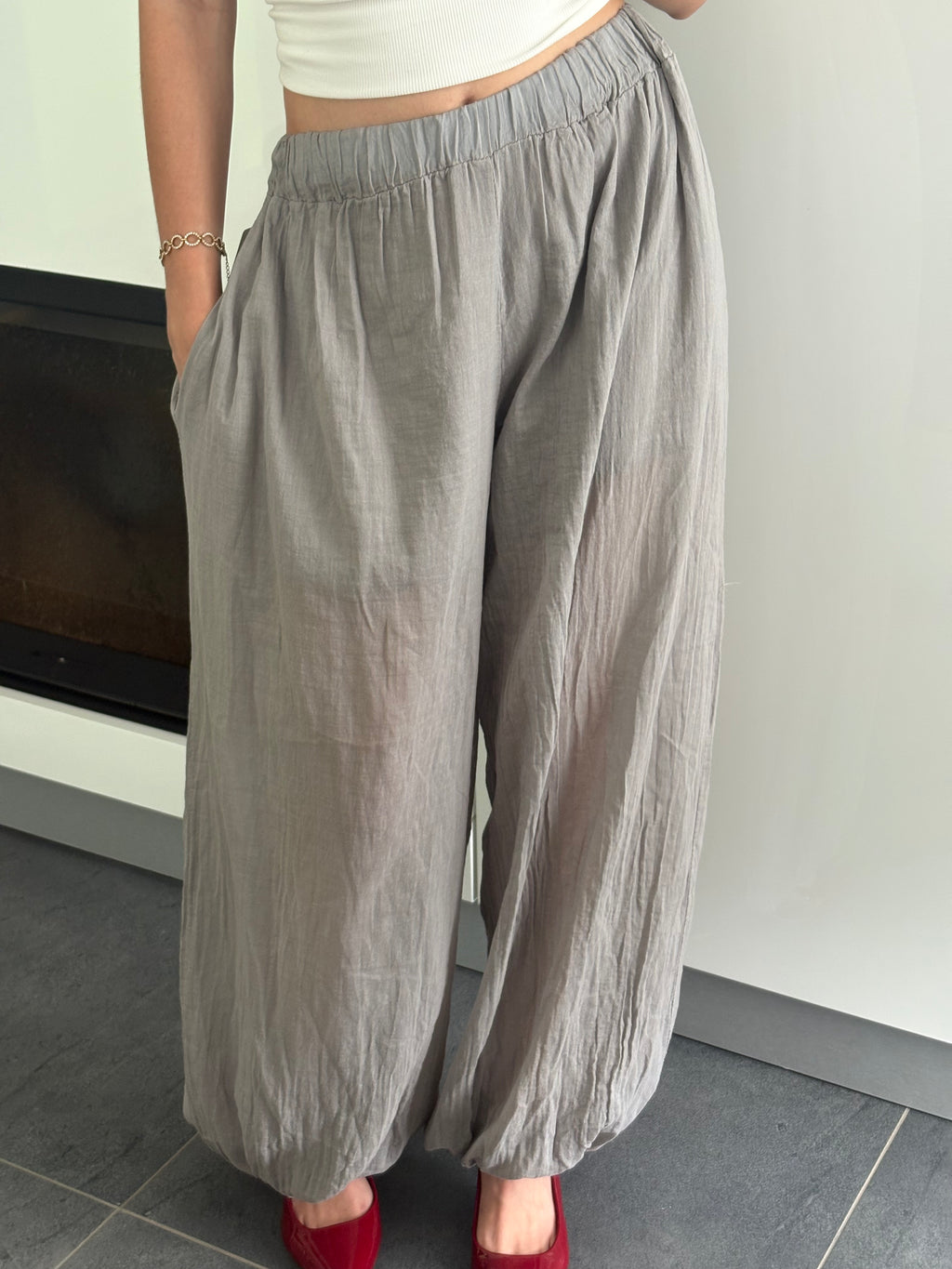Pantalon ballon - Taupe (précommande)