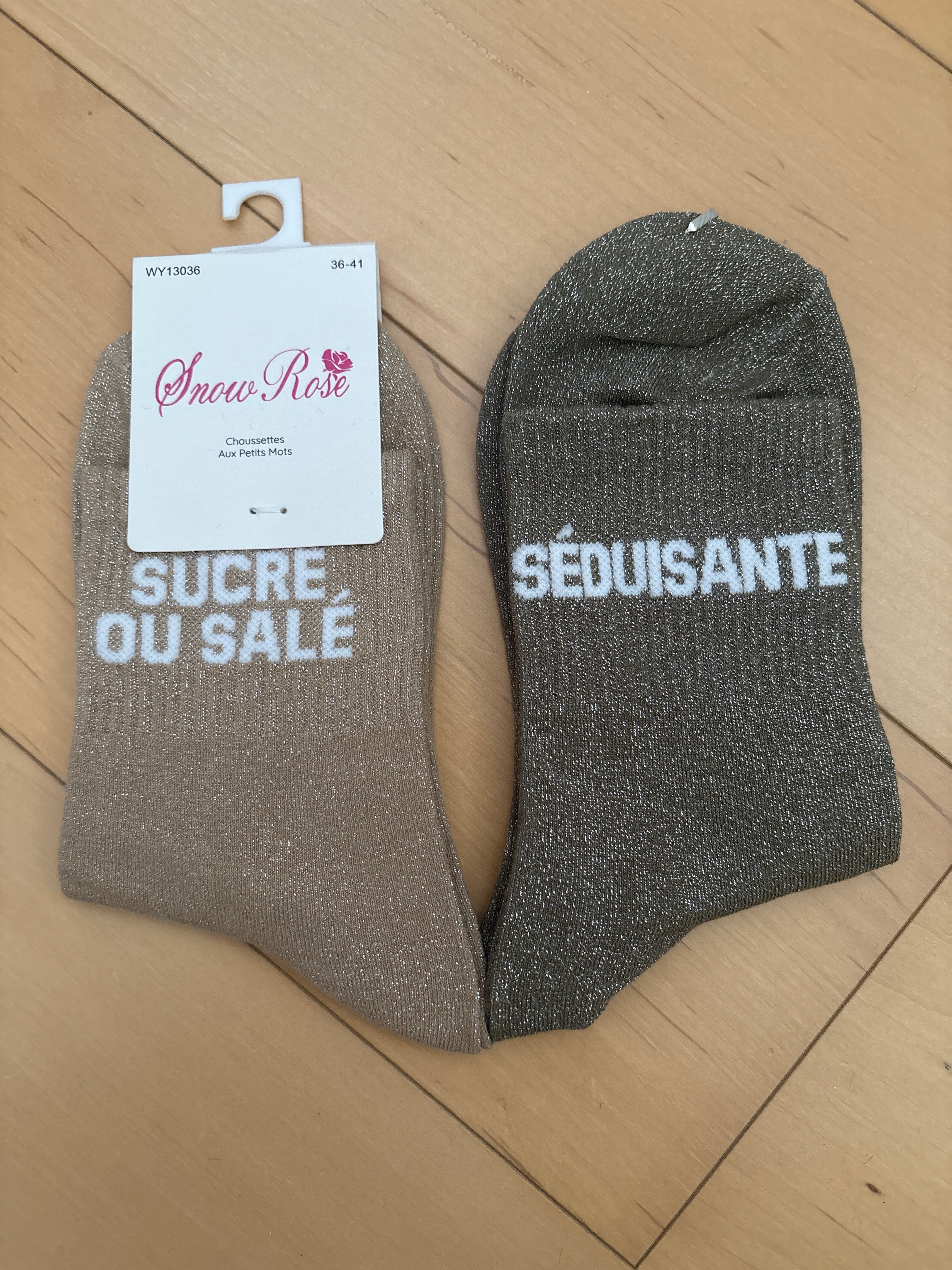 Chaussettes paillettes