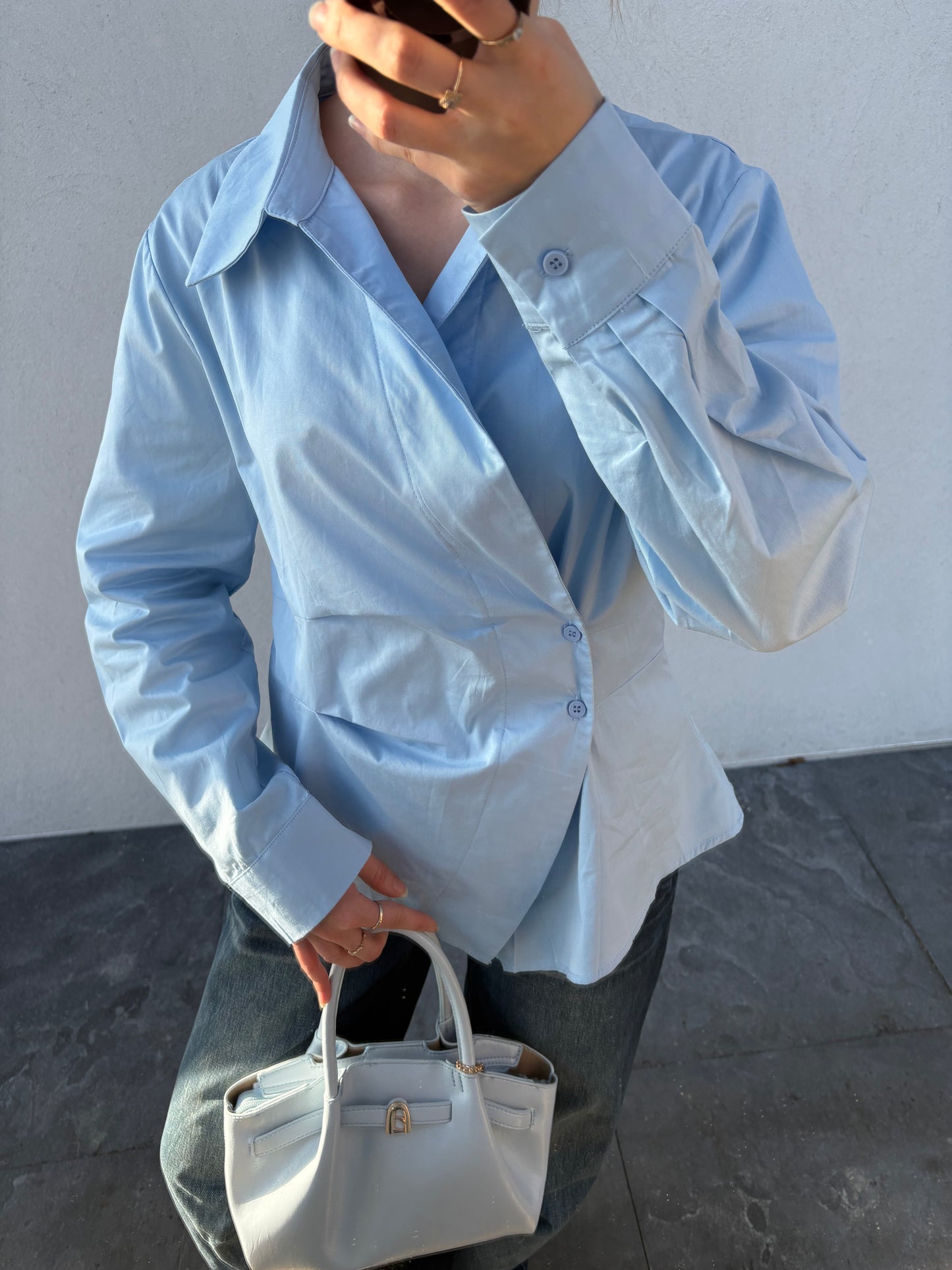 Chemise asymétrique