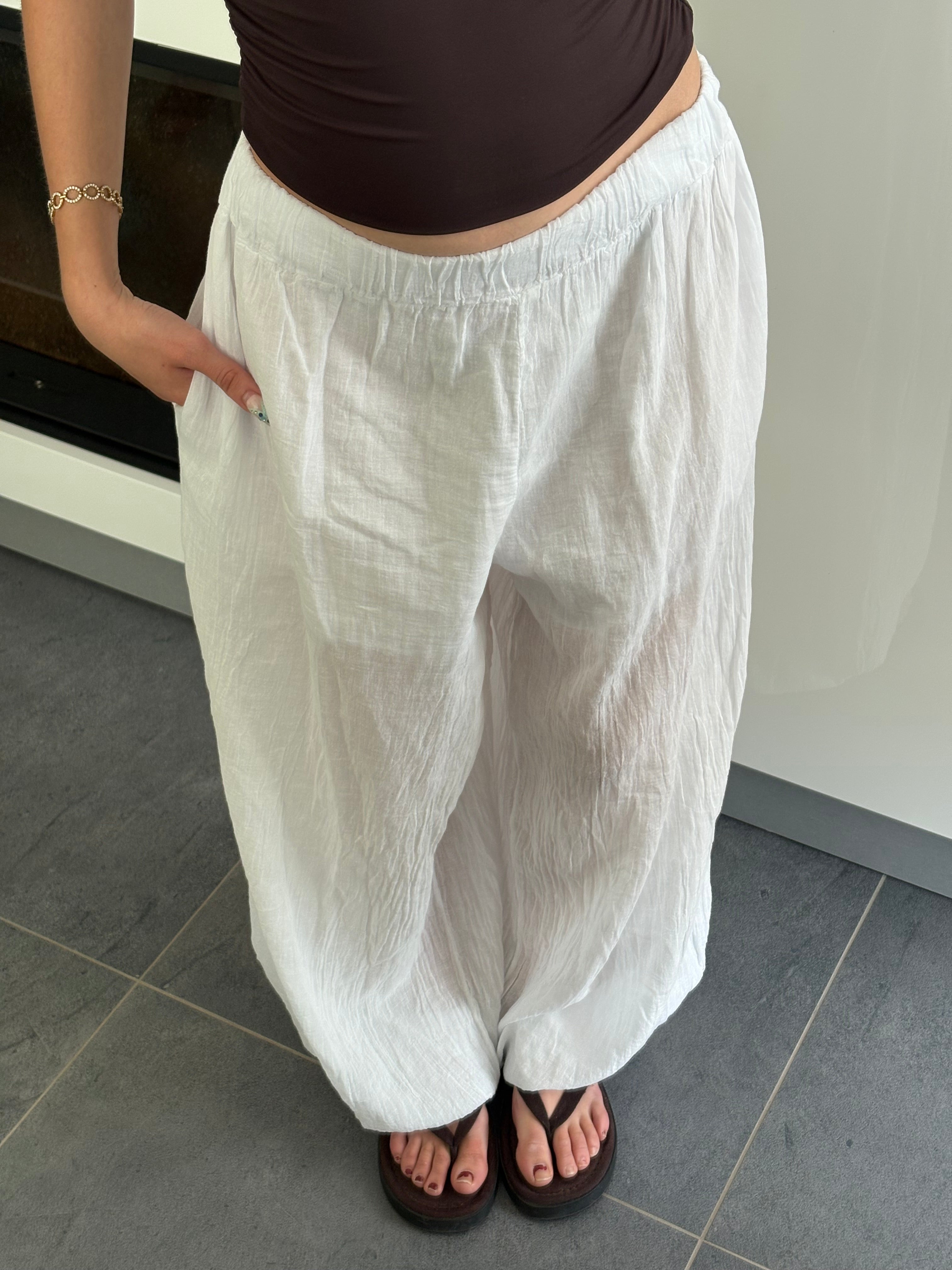 Pantalon ballon - Blanc