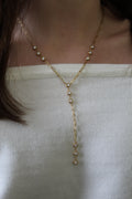 Collier sautoir strass