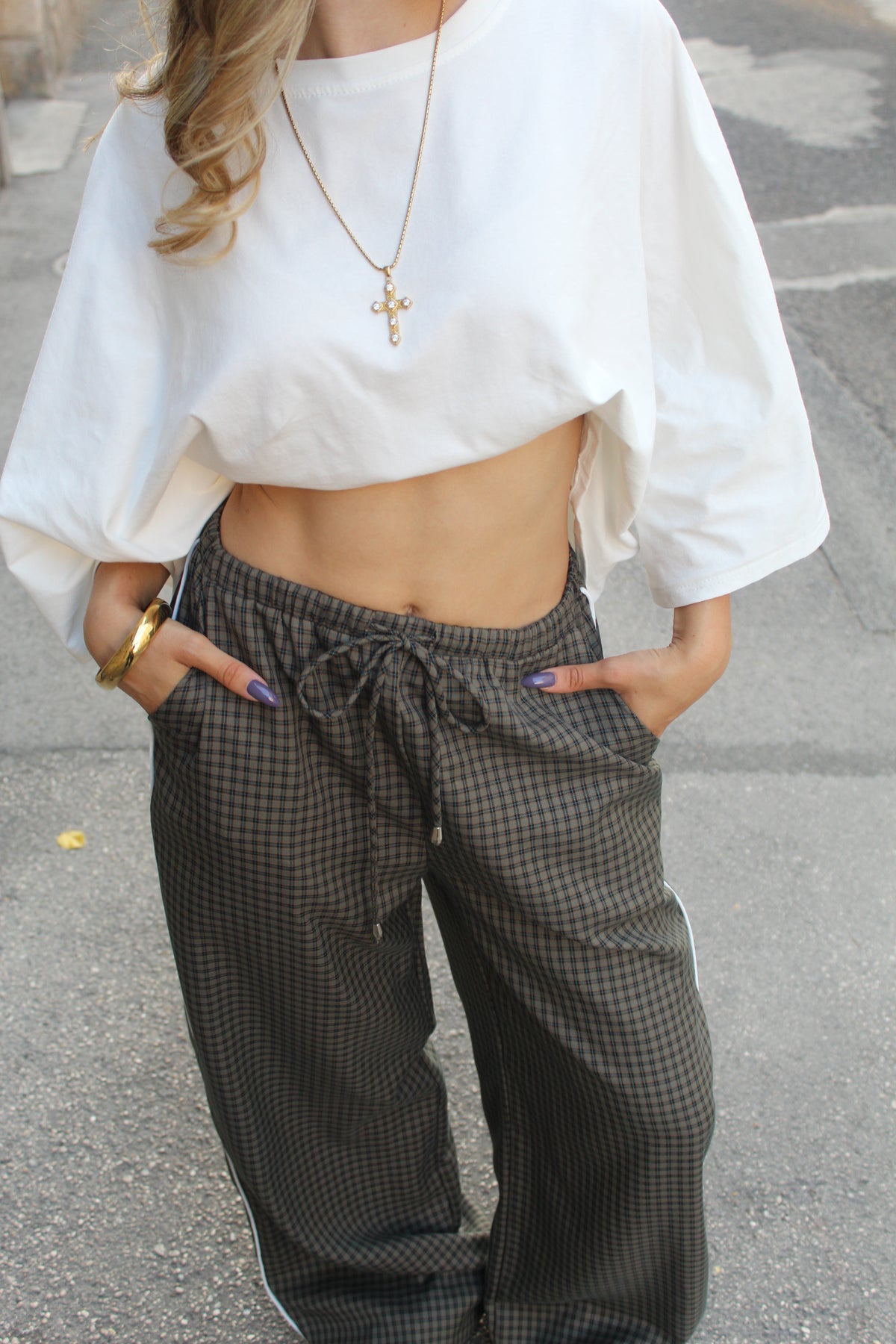 T-shirt oversize - Blanc