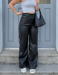 Pantalon simili - Noir
