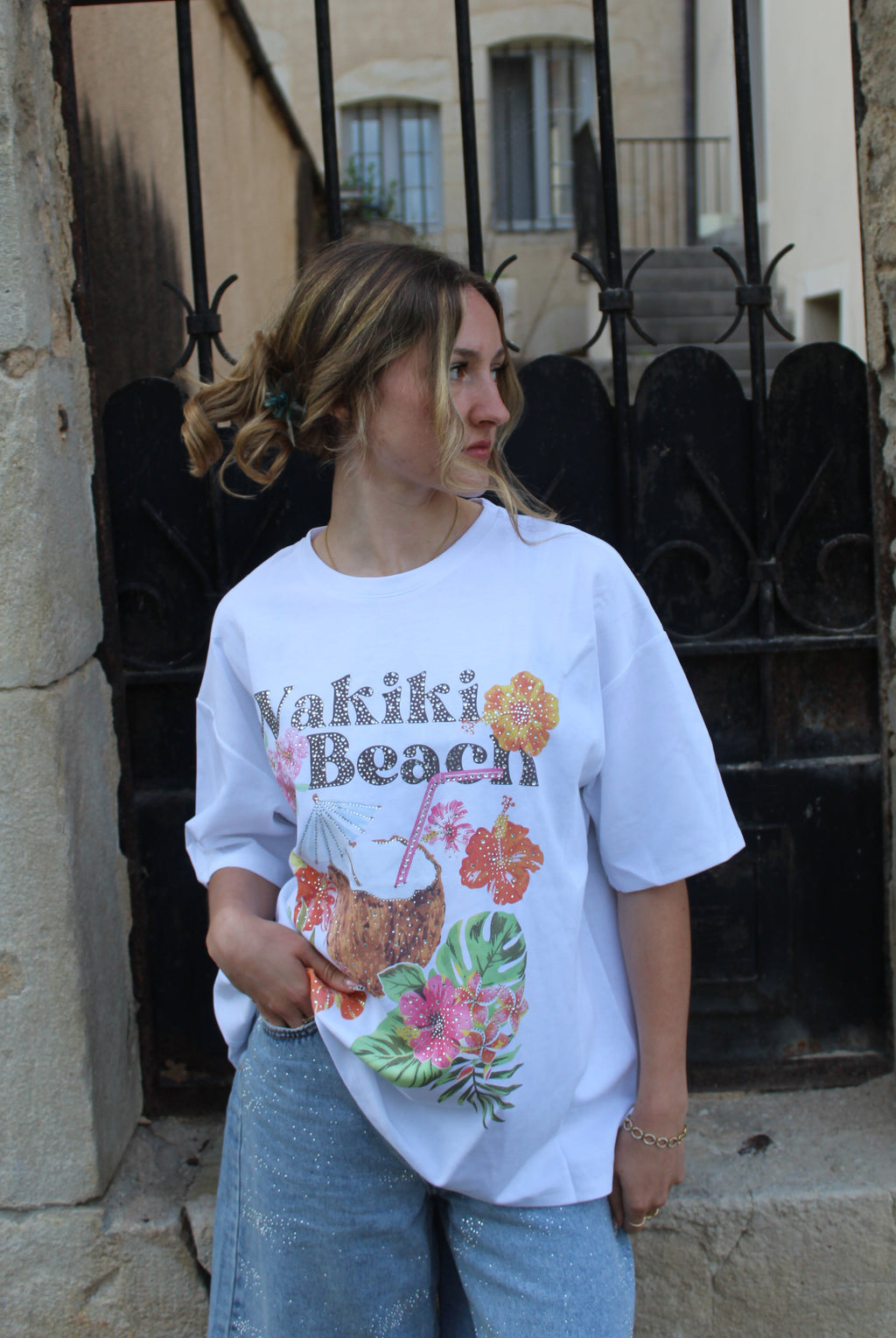 T-shirt à strass