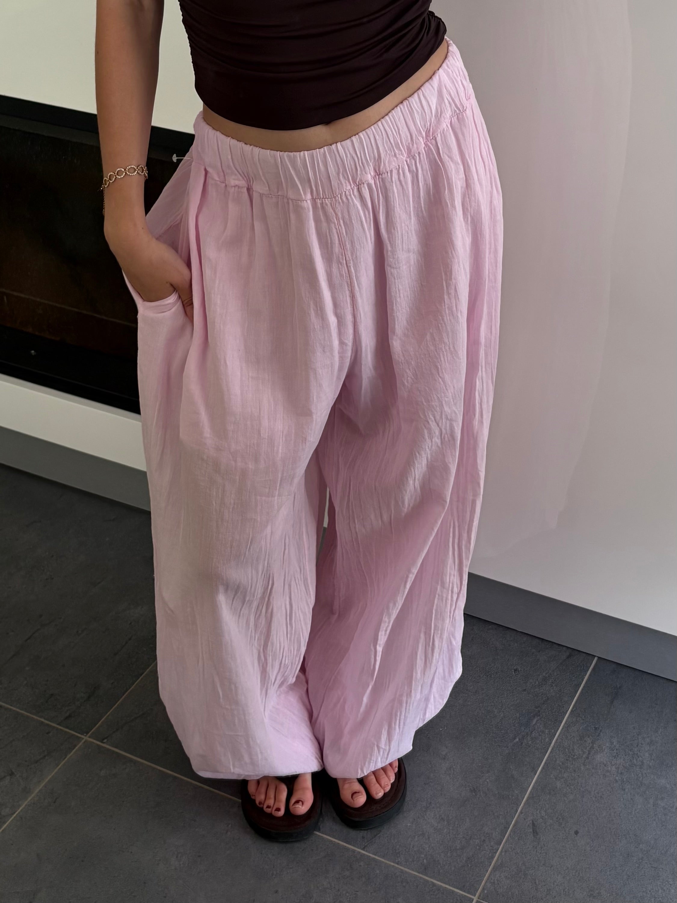 Pantalon ballon - Rose
