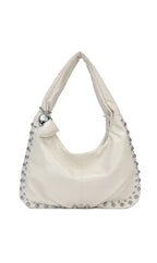 Sac clou argenté - Blanc