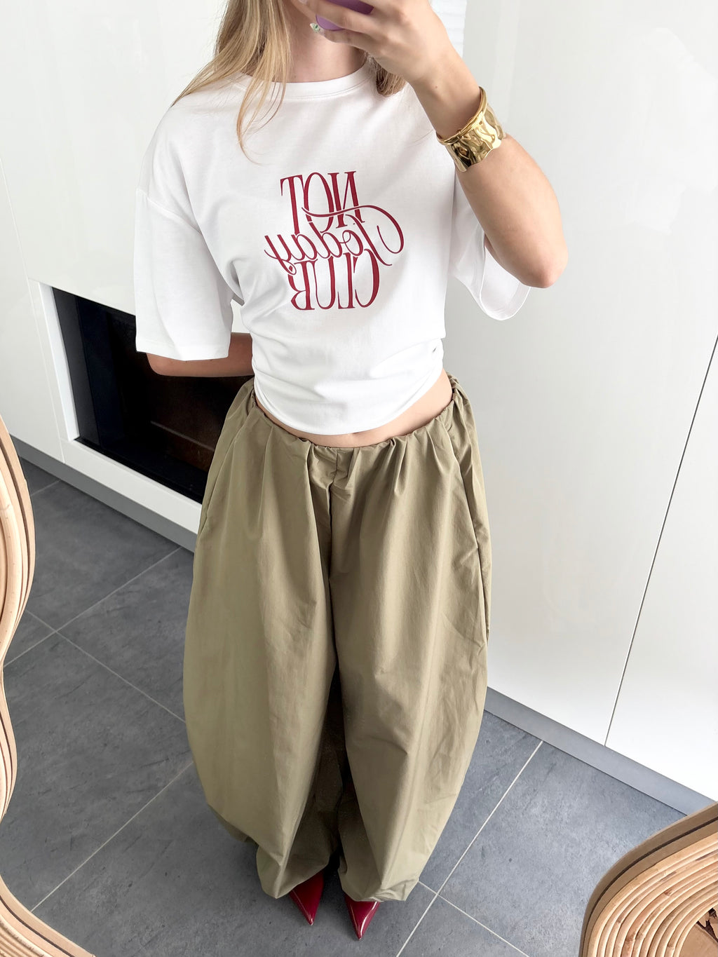 Pantalon bouffant - Kaki